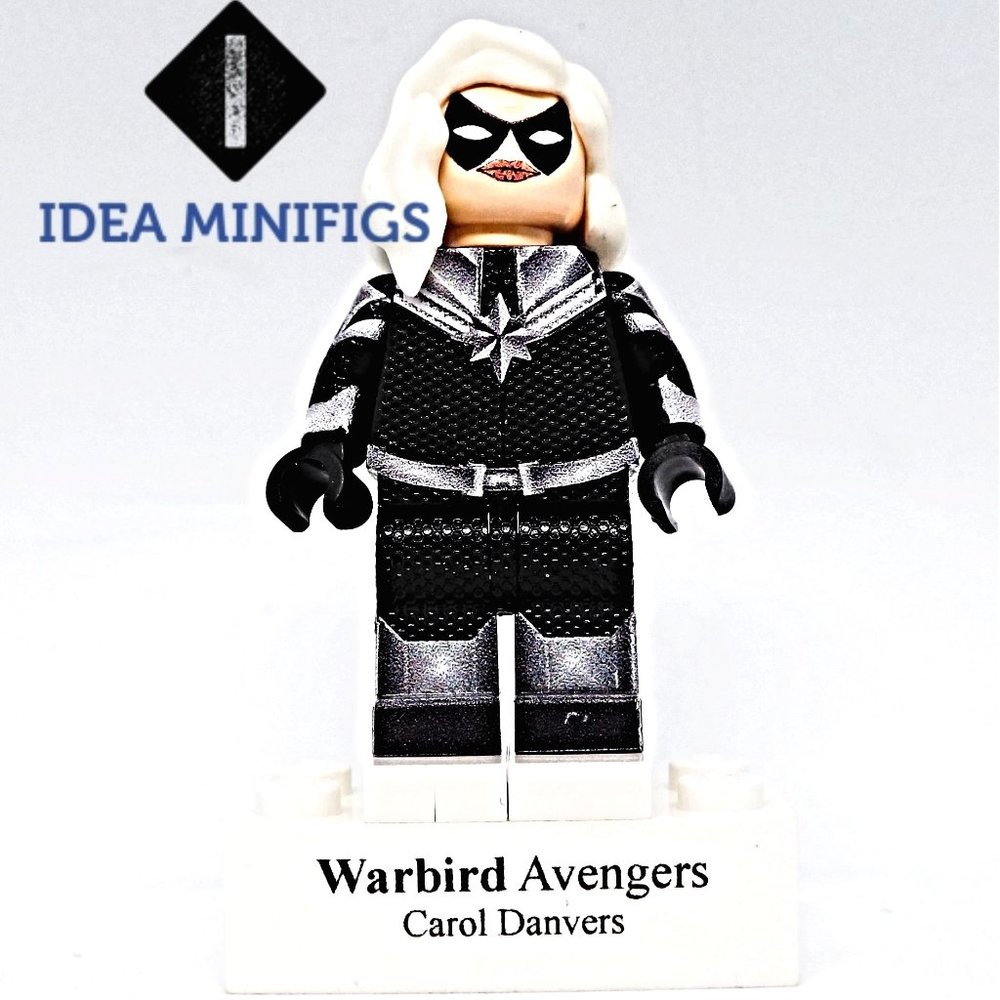 Space Warbird Shi'Ar Empire Bodyguard Ms Marvel UV Print on Lego Minifigure